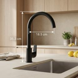 aquanello-casa-black-single-lever-kitchen-faucet